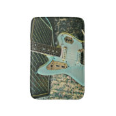 Rockmusikgeschenk Badematte (Vorderseite Vertikal)