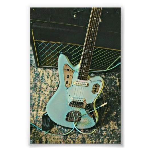 Rockmusikgeschenk Fotodruck (Vorne)