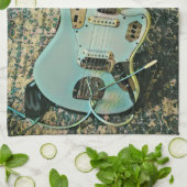 Rockmusikgeschenk Geschirrtuch (Gefaltet)