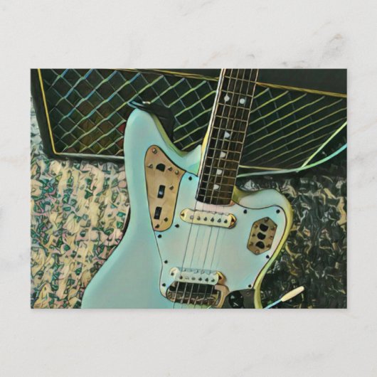 Rockmusikgeschenk Postkarte (Vorderseite)