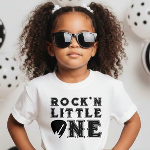 Rock'n Little One Gitarrenplektrum 1. Geburtstagsf Baby T-shirt