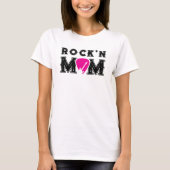 Rock'n Mom Guitar Pick Matching Parent T-Shirt (Vorderseite)