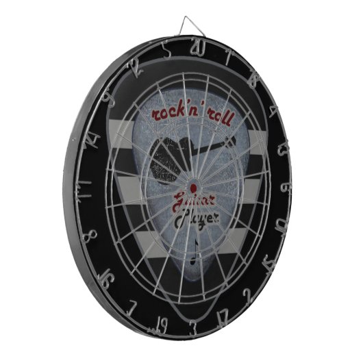 Rock'n' Roll für immer Dartscheibe (Vorderseite Links)