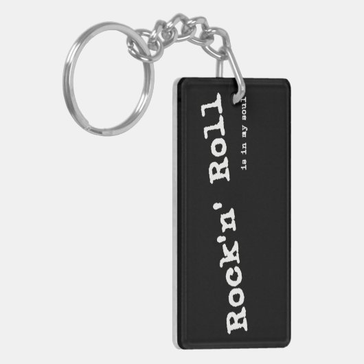 Rock'n' Roll Music Schlüsselanhänger (Vorderseite links)