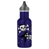 Rock'n Skulls mit Gitarren Edelstahlflasche (Links)
