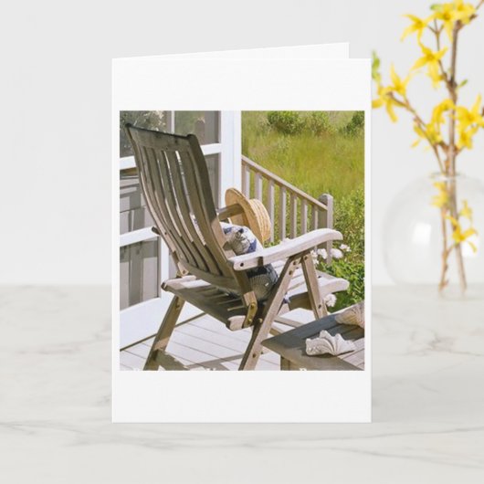 ROCKNENSTÜHLE ODER ROCK UND ROLLBURTSTAGEN KARTE (Gelbe Blume)