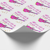 ROCK'N'ROLL 40. GESCHENKPAPIER (Ecke)