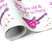 ROCK'N'ROLL 40. GESCHENKPAPIER (Rolleneckpunkt)