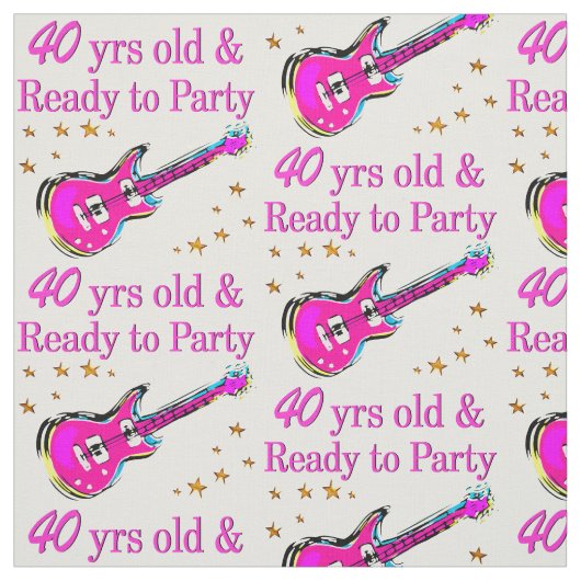 ROCK'N'ROLL 40. STOFF (Muster)