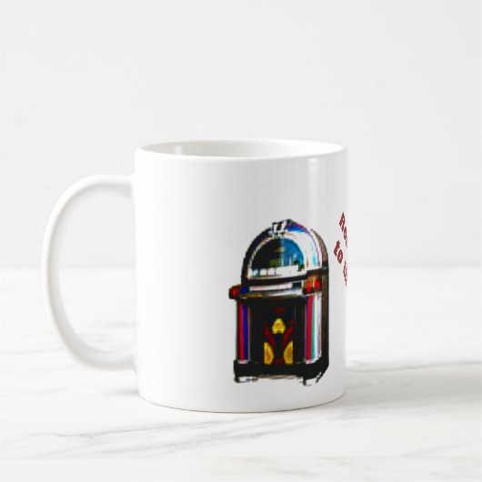 Rock'n'Roll 50er Kaffeetasse (Links)