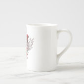 Rock'n'Roll Angel Lips Porzellantasse (Rechts)