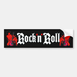 Rock'n'Roll-Autoaufkleber Autoaufkleber