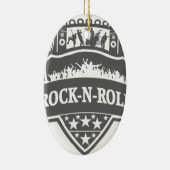 Rock'n'Roll Band Keramik Ornament (Rechts)