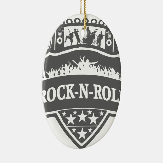 Rock'n'Roll Band Keramik Ornament (Rechts)