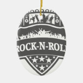 Rock'n'Roll Band Keramik Ornament (Vorne)