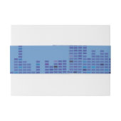 Rock'n'Roll Bar Bat Mitzvah Einladung Einladungsbanderole (Rückseitenbeispiel)