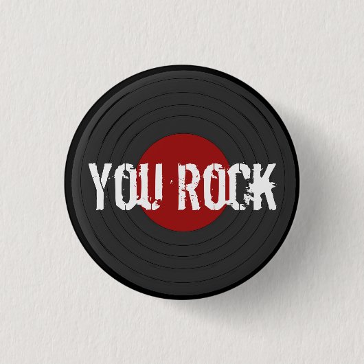 Rock'n'Roll Button (Vorderseite)