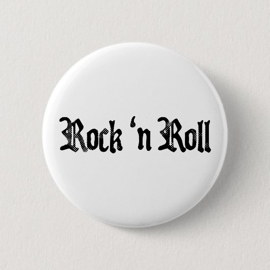 Rock'n'Roll Button (Vorderseite)