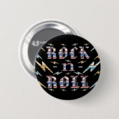 Rock'n'Roll Button (Vorne & Hinten)