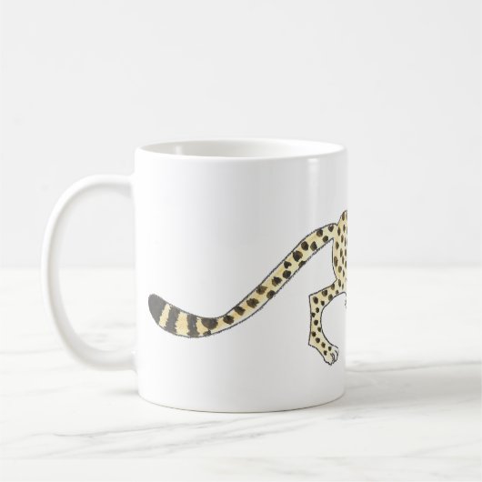 Rock'n'roll cheetah Tasse (Links)
