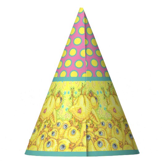 ROCK'N'ROLL CHICK EASTER SPRING MOSH PIT PARTY HAT PARTYHÜTCHEN (Rückseite)