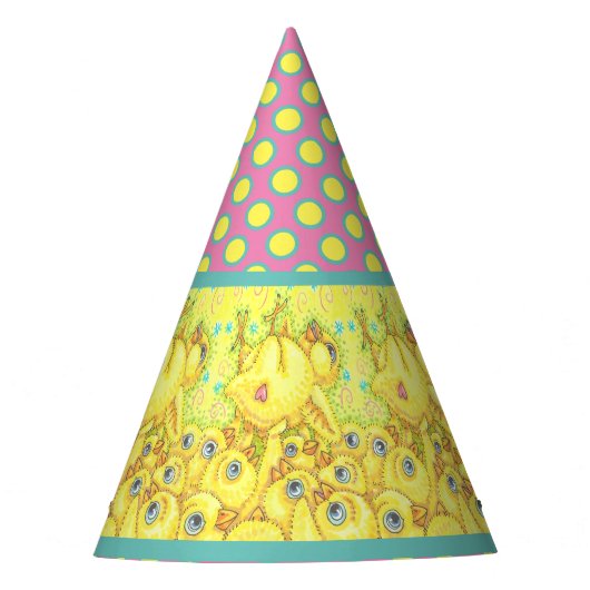 ROCK'N'ROLL CHICK EASTER SPRING MOSH PIT PARTY HAT PARTYHÜTCHEN (Vorderseite)