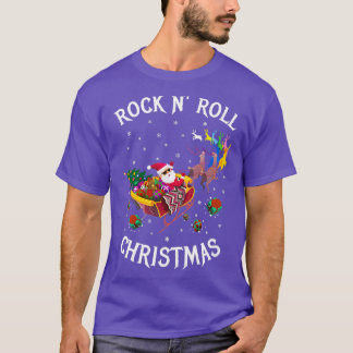 ROCK'N'ROLL CHRISTMAS Black T-Shirt
