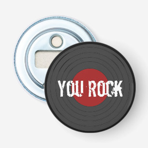 Rock'n'Roll Classic Round Custom Flaschenöffner
