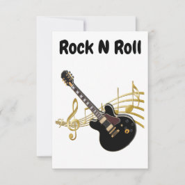 Rock'n'Roll Dankeskarte