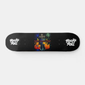 RocknRoll - Designer 7 3/8" Deck Skateboard (Horizontal)