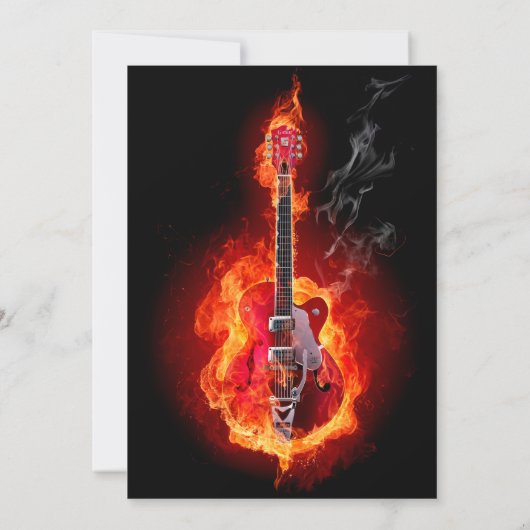 Rock'n'Roll Einladung (Rückseite)