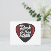 Rock'n'Roll Feiertagspostkarte (Stehend Vorderseite)