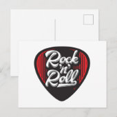Rock'n'Roll Feiertagspostkarte (Vorne/Hinten)