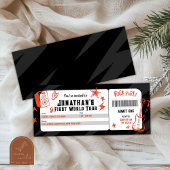 Rock'n'Roll First World Tour Geburtstagskarte