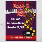 Rock'n'Roll Flyer 80er Jam (Vorne)