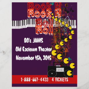 Rock'n'Roll Flyer 80er Jam