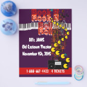 Rock'n'Roll Flyer 80er Jam (Einzeln)