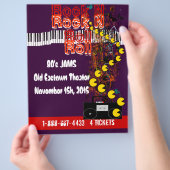 Rock'n'Roll Flyer 80er Jam (Hand)