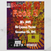 Rock'n'Roll Flyer 80er Jam (Hinten)