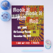 Rock'n'Roll Flyer 80er Jam (Einzeln)