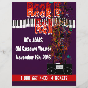Rock'n'Roll Flyer 80er Jam