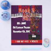 Rock'n'Roll Flyer 80er Jam (Einzeln)