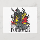 Rock'n'Roll Forever Postkarte (Vorderseite)