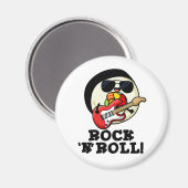 Rock'n'Roll Funny Sushi Roll Pun Magnet (Vorderseite/Rückseite)