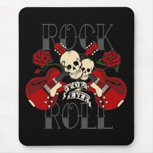 Rock'n'Roll für immer Mousepad (Vorne)