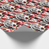 Rock'n'Roll Geschenkpapier (Ecke)