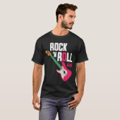 Rock'n'Roll Girl Guitar T-Shirt (Vorne ganz)