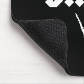 Rock'n'Roll Gothic Halloween Junggeselinnen-Abschi Mousepad (Ecke)