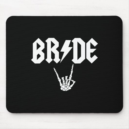 Rock'n'Roll Gothic Halloween Junggeselinnen-Abschi Mousepad (Vorne)
