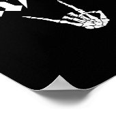 Rock'n'Roll Gothic Halloween Junggeselinnen-Abschi Poster (Ecke)